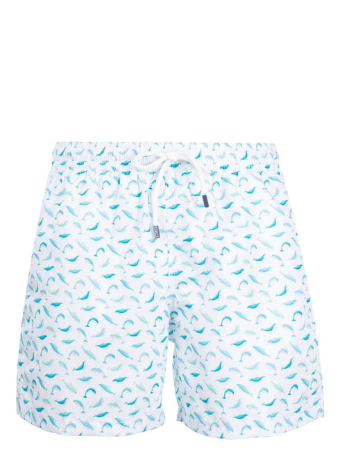 Madeira dolphin-print swim shorts