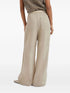 belted cotton-organza trousers