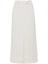 Fluid twill maxi skirt