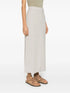 Fluid twill maxi skirt