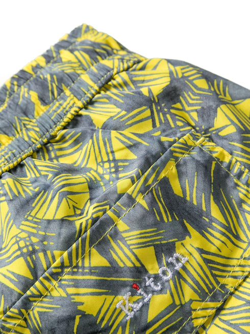 graphic-print swim shorts