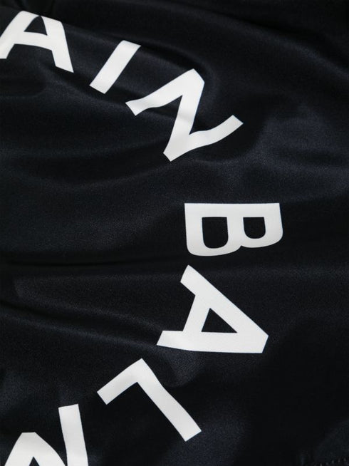 shorts de baño con logo jacquard