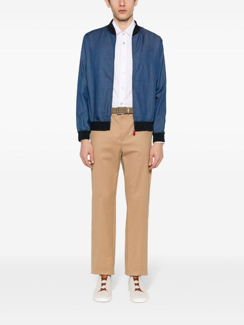 рубашка из хлопкового джерси