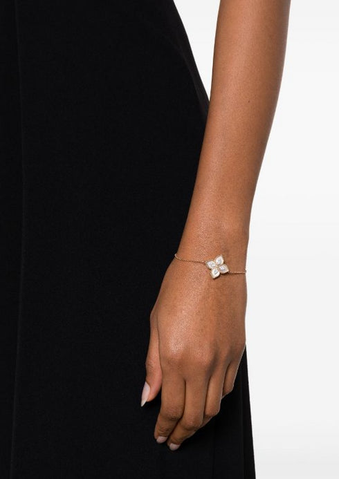 Pulsera Princesa Flor de Nácar en oro rosa de 18 kt