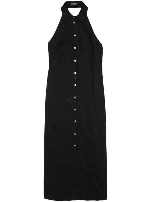 rhinestone-embellished maxi dress