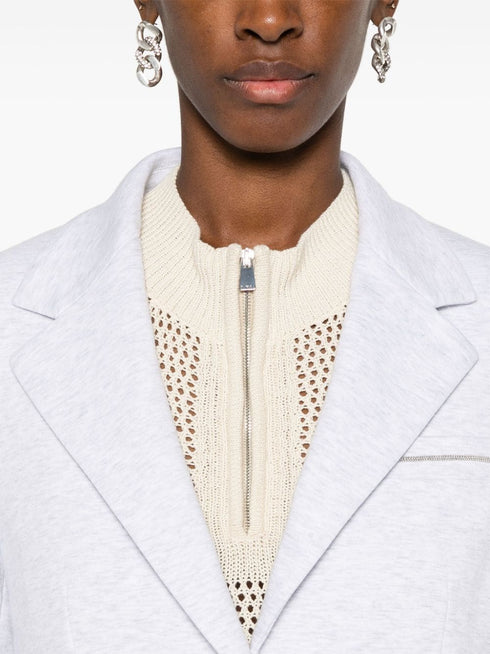 single-breasted blazer