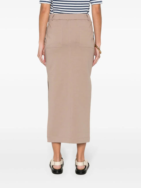 jersey midi skirt