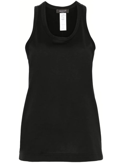 camiseta sin mangas con paneles en contraste