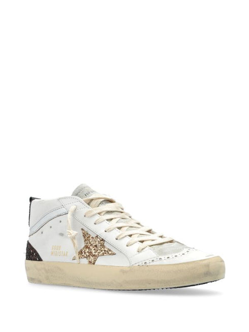 Mid Star glitter-detail sneakers