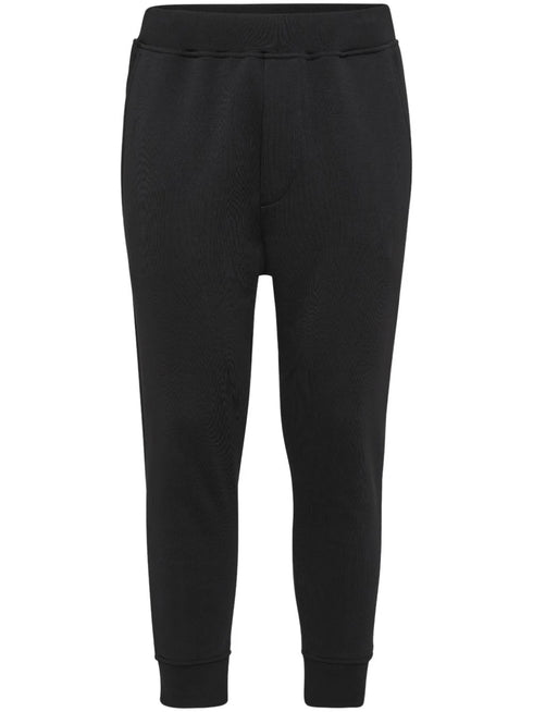 зауженные спортивные брюки с аппликацией логотипа