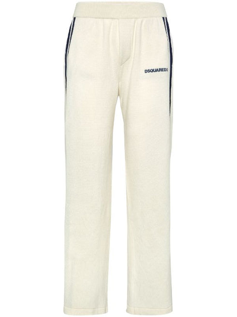 logo-embroidered side-stripe track pants