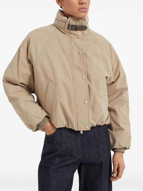 long-sleeve down jacket