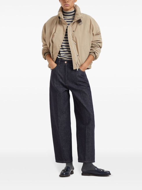 long-sleeve down jacket