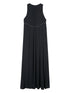 Monili-chain satin maxi dress