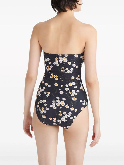 Traje de baño con estampado floral de Courtois