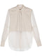 Monili-chain panelled shirt