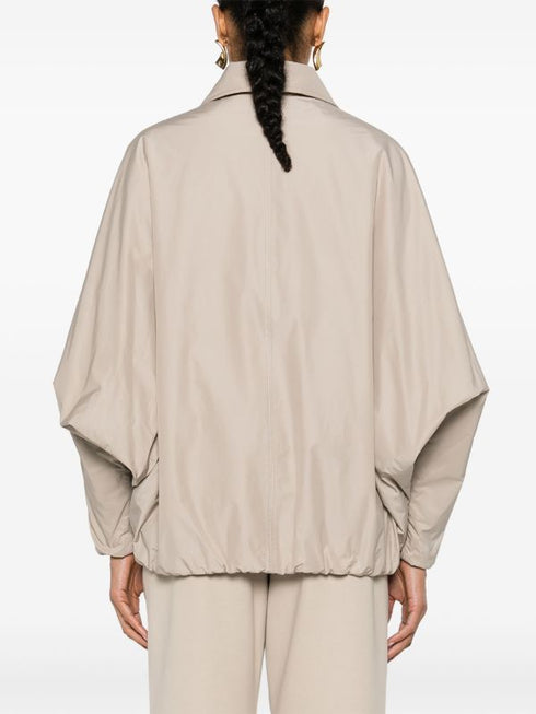 off-centre zip padded jacket