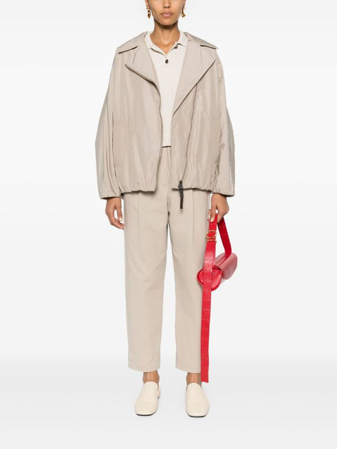 off-centre zip padded jacket