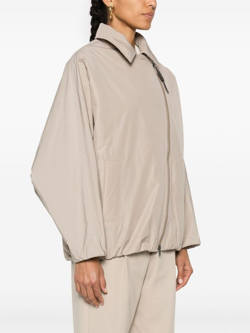 off-centre zip padded jacket