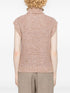 roll-neck sleeveless jumper