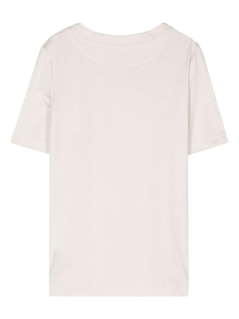 футболка с многослойными деталями