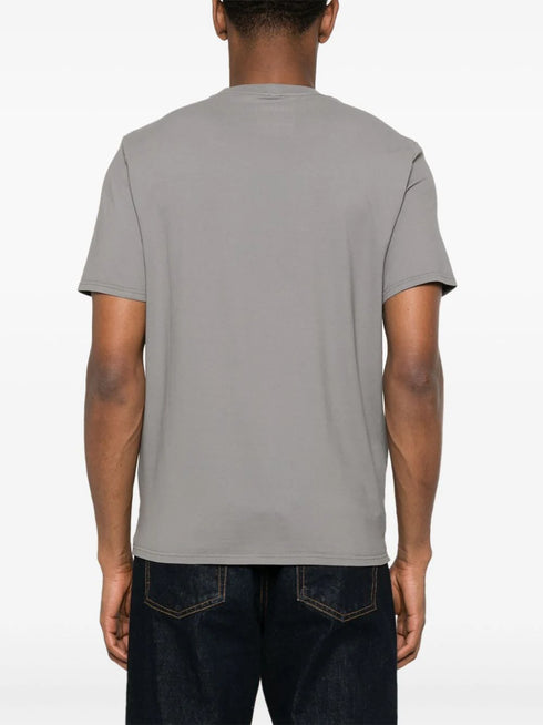 хлопковая футболка с коротким рукавом