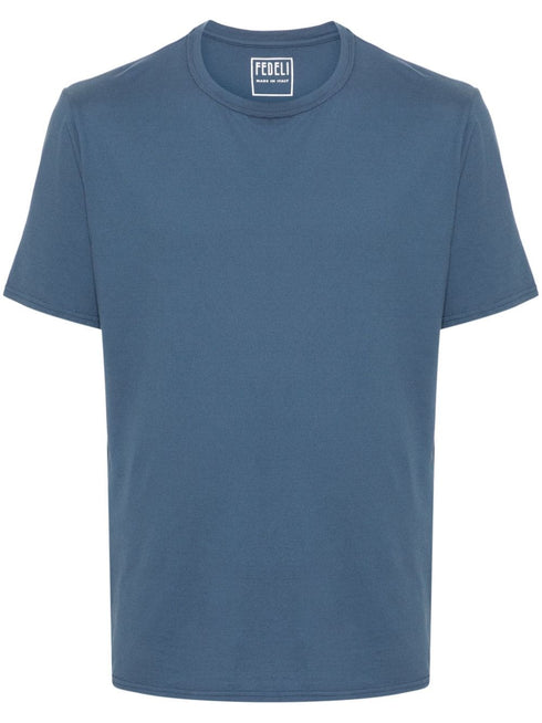 хлопковая футболка с коротким рукавом