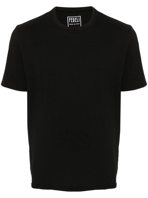 хлопковая футболка с коротким рукавом