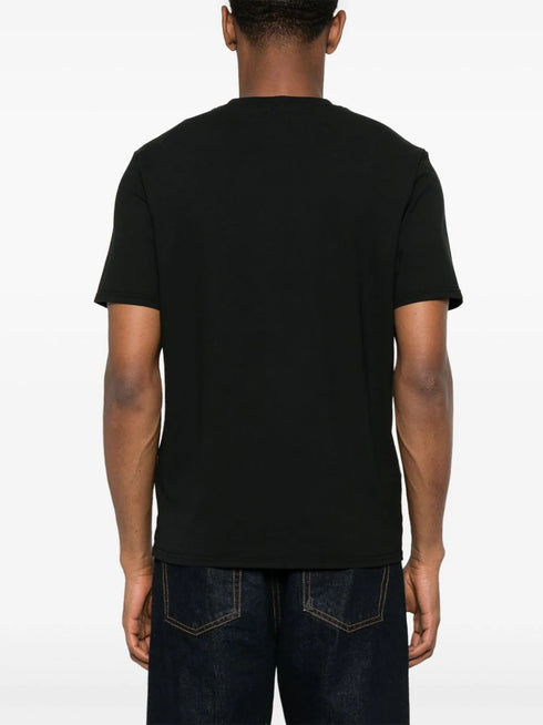 хлопковая футболка с коротким рукавом