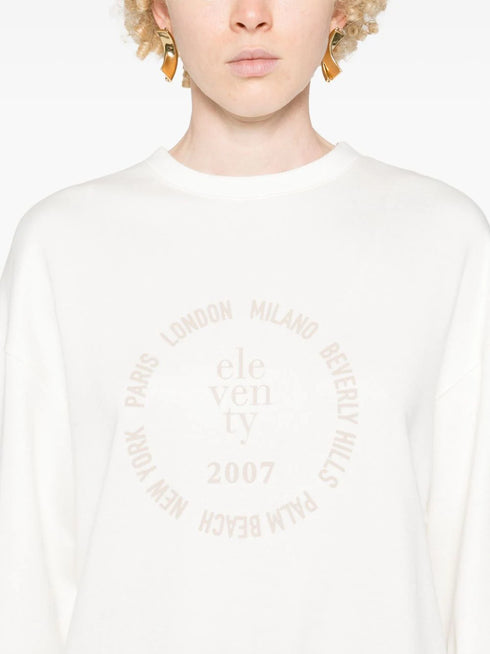 logo-print cotton sweatshirt