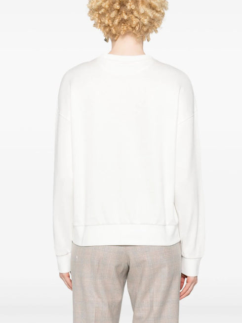 logo-print cotton sweatshirt