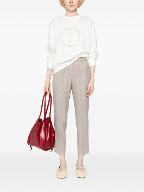 logo-print cotton sweatshirt