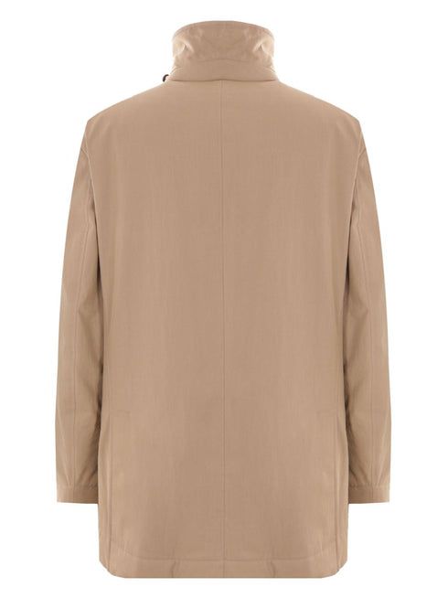 gabardine padded jacket