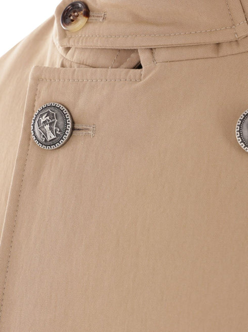 gabardine padded jacket