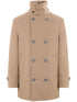 gabardine padded jacket