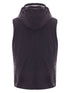 hooded down gilet