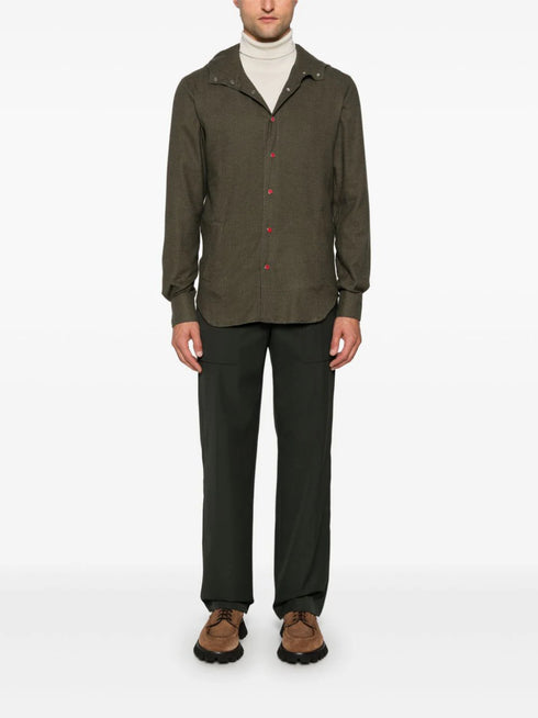 sudadera con capucha con estampado de pata de gallo