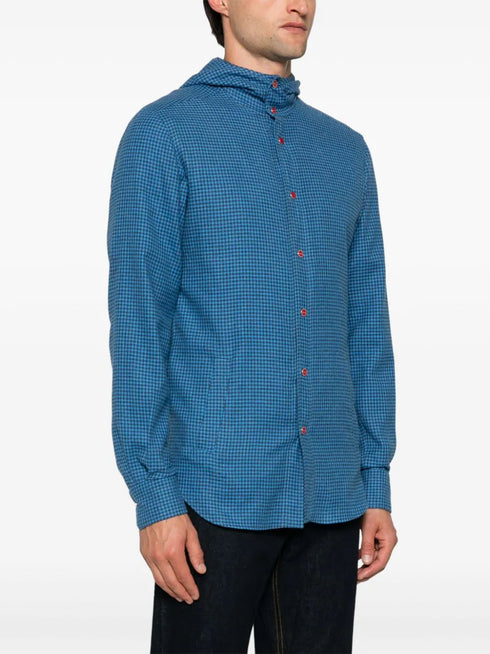 sudadera con capucha a cuadros