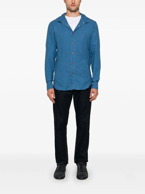 sudadera con capucha a cuadros