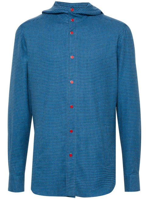 sudadera con capucha a cuadros