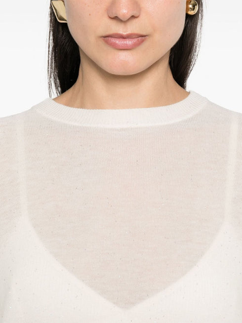 jersey adornado con lentejuelas