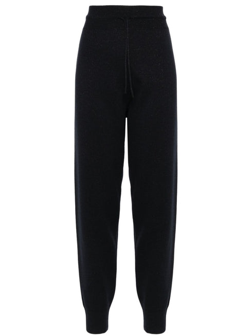 pantalones deportivos de punto con brillantina