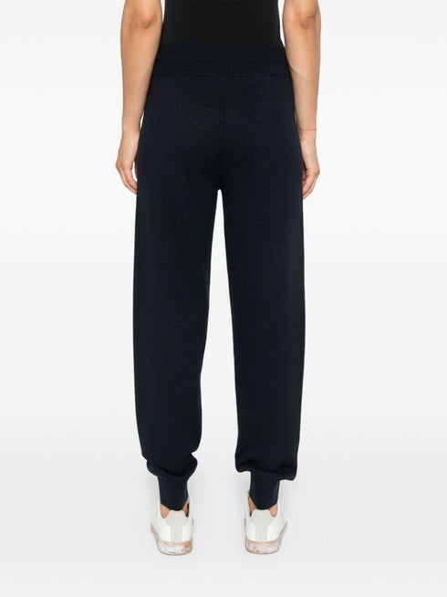 pantalones deportivos de punto con brillantina