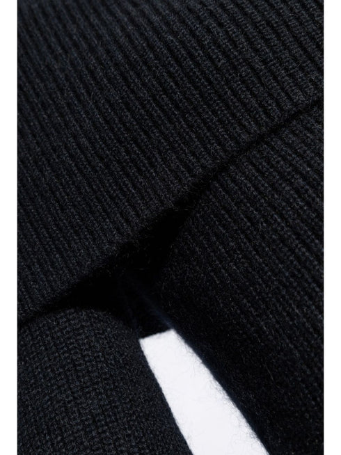 Top de manga larga de punto acanalado