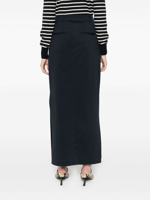 pleat-detailing pencil skirt