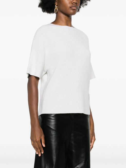 jersey con detalles de lurex