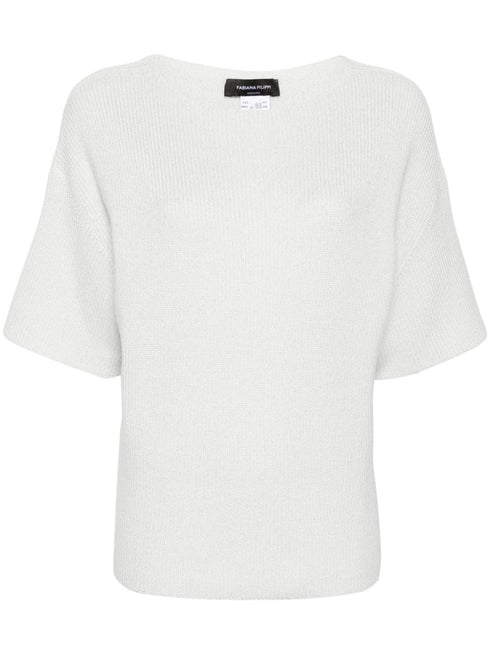 jersey con detalles de lurex