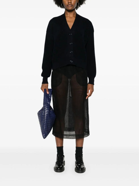 cárdigan de punto grueso