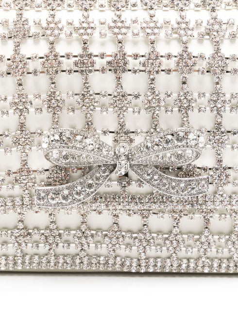 сумка через плечо, украшенная кристаллами