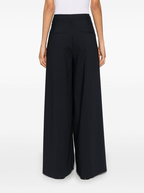 pleated palazzo pants
